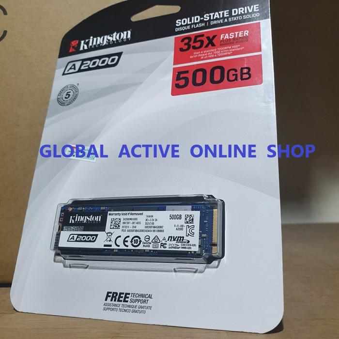 500gb A2000 Nvme Jual Ssd Kingston A2000 Nvme 500gb Kota Surabaya