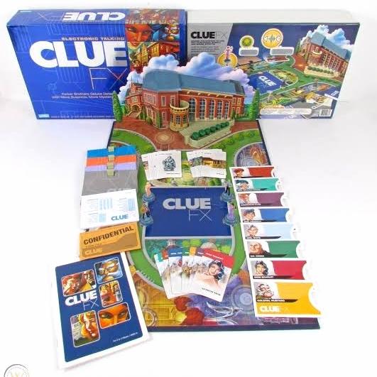 Jual Vintage Board Game Electronic Clue FX Hasbro Parker Brothers ...