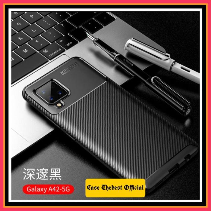 Gambar SAMSUNG GALAXY A42 / M42 5G AUTO FOCUS CARBON SOFT CASE COVER CAFELE - Hitam, A42 5G dari Case Thebest undefined Tokopedia