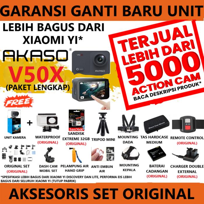Gambar XIAOMI YI PAKET HEMAT !! GARANSI 1 BULAN & FREE AKSESORIS - AKASO LENGKAP dari Keymission360 undefined Tokopedia