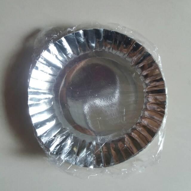 Gambar Piring kertas Silver/piring kue Ultah bulat - silver dari Anugrah Plastik_NEW Kota Surabaya Tokopedia