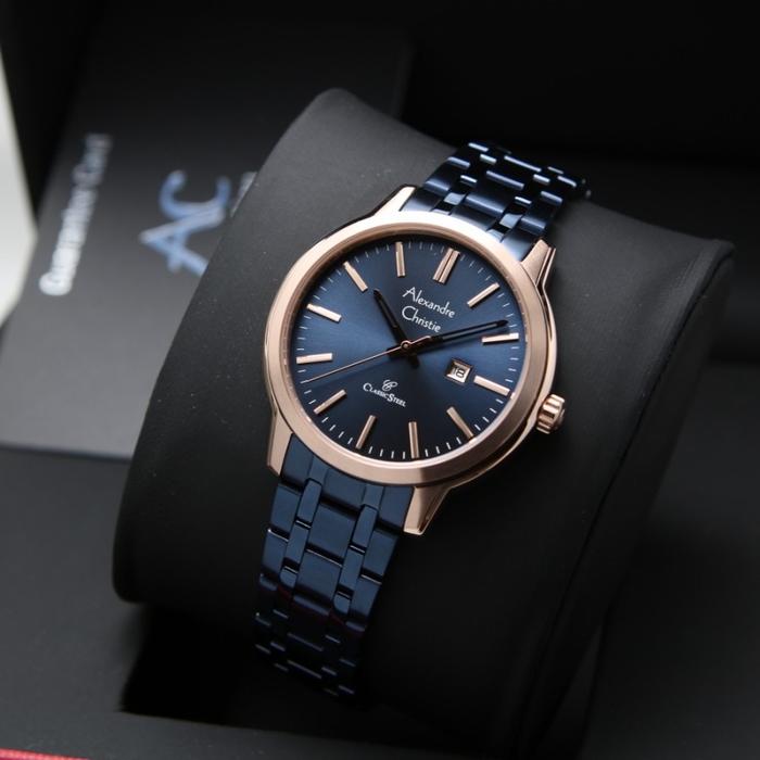 Gambar [ ORIGINAL ] Jam Tangan Wanita / Cewek Alexandre Christie 8657 AC 8657 - BLUE dari TOKOJAMKU_NEW undefined Tokopedia