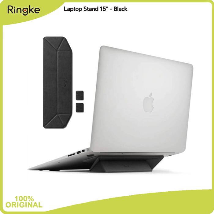Gambar Rearth Ringke Case Compatible For Laptop Stand Portable Light Stabil Ringan Simple Ori Computer Lipat - Black dari muvit-OfficialStore undefined Tokopedia