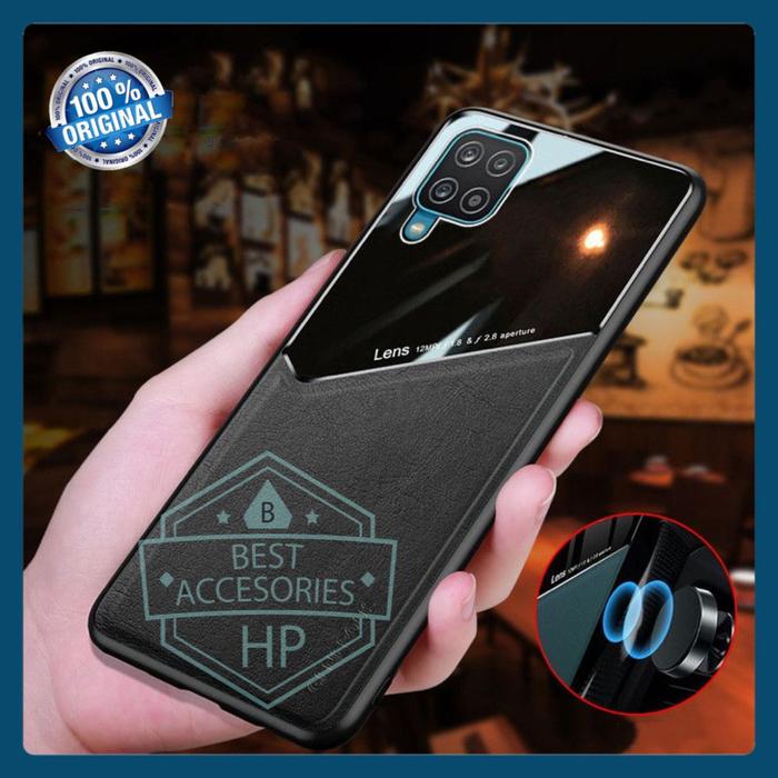 Gambar SAMSUNG GALAXY A42 / M42 5G GENEROUS LEATHER HARD CASE ORIGINAL COVER - SAMSUNG A42 5G, Hitam dari Best Accesories Hp undefined Tokopedia