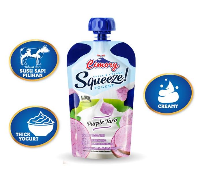Gambar CIMORY Squeeze Yogurt - Purple Taro dari Babay Farm Surabaya undefined Tokopedia