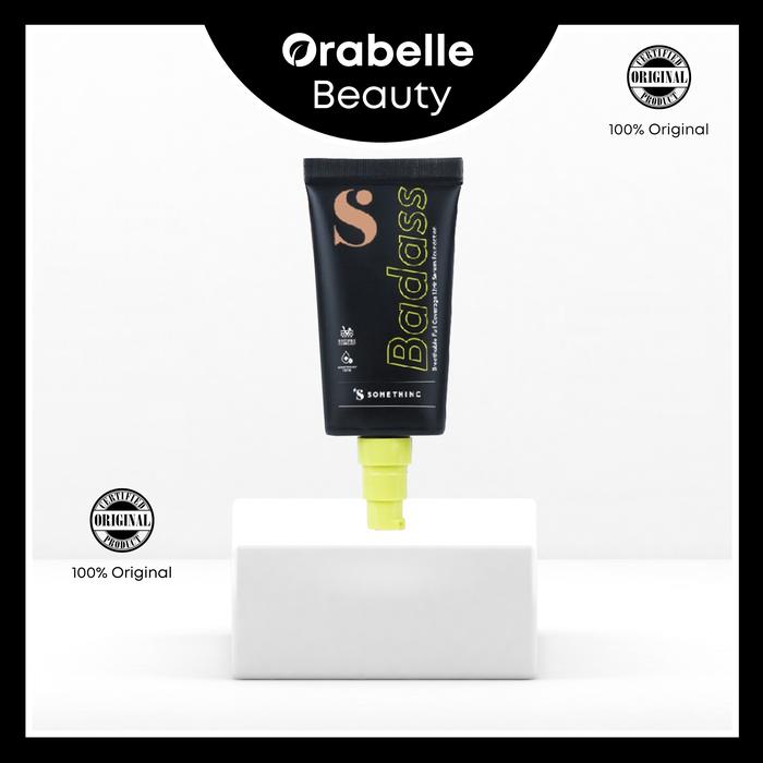Gambar SOMETHINC BADASS Breathable Full Coverage 12Hr Serum Foundation - PERLE dari Orabelle Beauty undefined Tokopedia