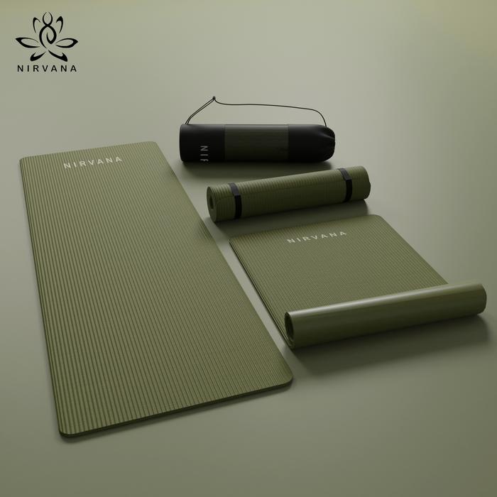 Gambar Nirvana Yoga Mat 10mm Play Mat - ARMY GREEN dari Nirvana Indonesia Yoga undefined Tokopedia