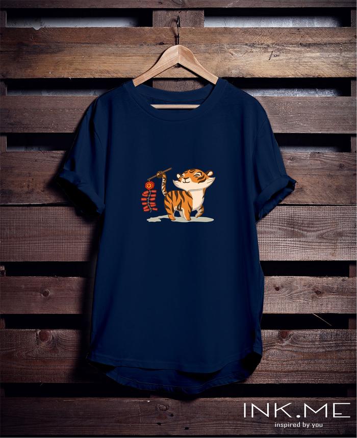 Gambar YEAR OF TIGER 2022 TSHIRT/ KAOS IMLEK/ KAOS SABLON IMLEK SHIO MACAN - XL dari Inkmee undefined Tokopedia