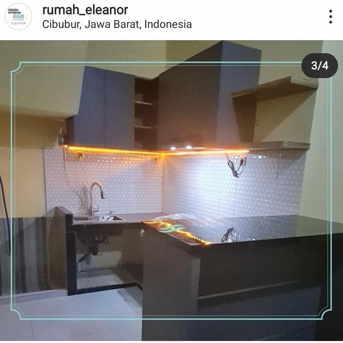 Gambar kitchen set minimalis - customer dari kitchen set minimalis jakarta undefined Tokopedia