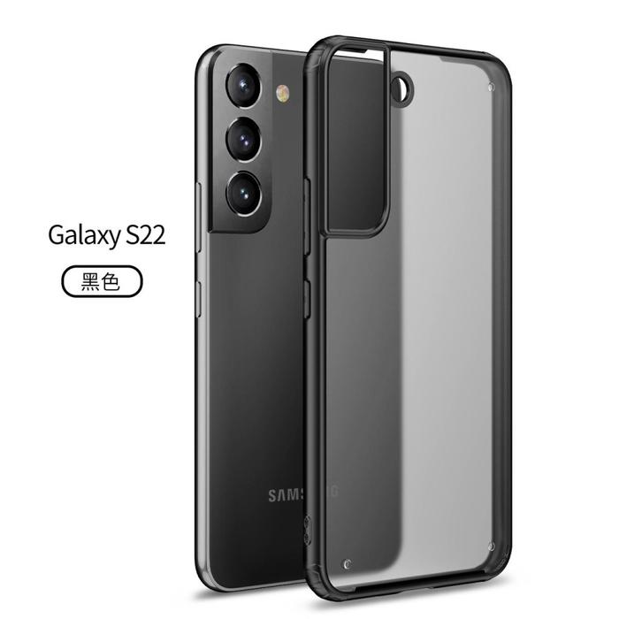 Gambar Case Samsung Galaxy S22 Plus 5G Soft Case Transparent Matte Wlons - Hitam, S22 Plus dari Benny Acc undefined Tokopedia