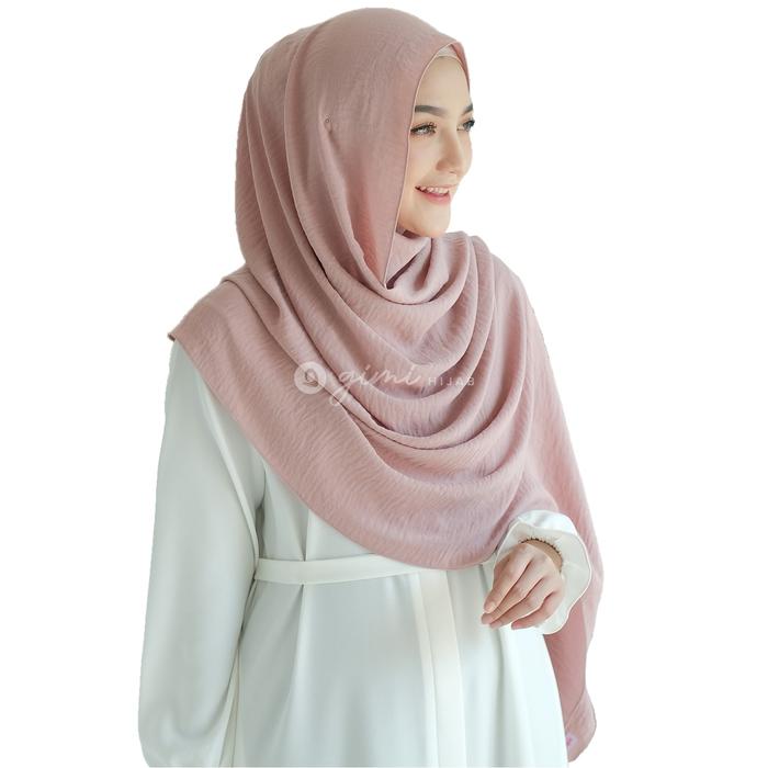 Gambar Davina Pashmina Gimi Hijab Lady Ivona Exclusive - Pink Baby dari Sania Market undefined Tokopedia