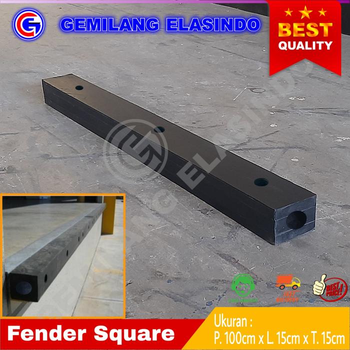 Gambar Rubber Loading Dock Bumper Segiempat | Karet Fender Penahan Benturan - Polos dari Gemilang Elasindo undefined 4 Tokopedia