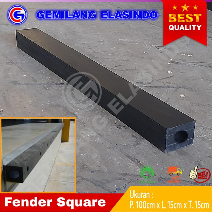 Gambar Rubber Loading Dock Bumper Segiempat | Karet Fender Penahan Benturan - Polos dari Gemilang Elasindo undefined 3 Tokopedia
