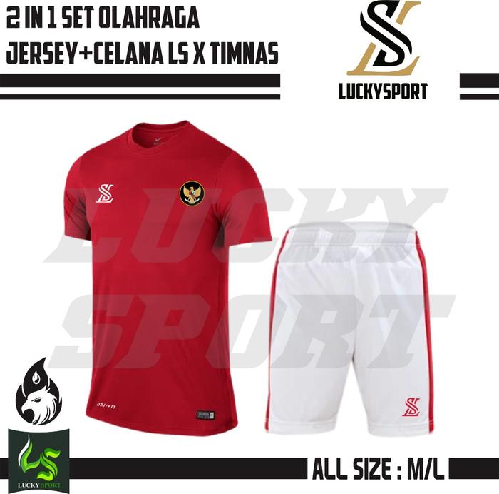 Timnas Indonesia Jersey Home Stelan Futsal Sepak Bola Garuda Murah AFF  Merah