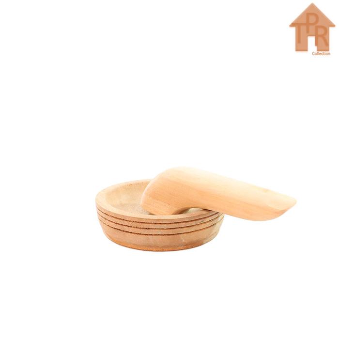 Gambar Kayu - Cowet / Cobek + Ulekan Cowek Kayu Mahoni - D14 - Cobek + Ulekan dari Toko Pernik Rumah undefined Tokopedia