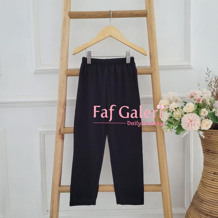 Gambar 4-12 Thn Alina Inner Pants - Celana Panjang Harian Anak Perempuan - Hitam, S (4-5 Thn) dari FAF GALERI undefined Tokopedia