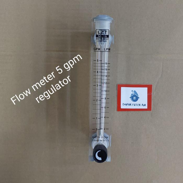 Jual Flow Meter Regulator 5 gpm / Flow meter Filter air - Jakarta Pusat ...