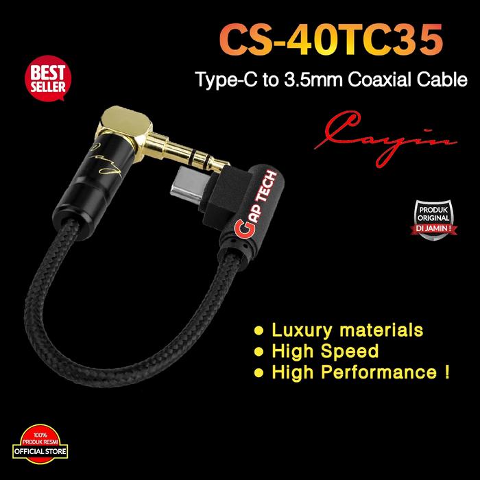 Topping NX7 + Cayin 3.5mm 分厚く to 3.5mm