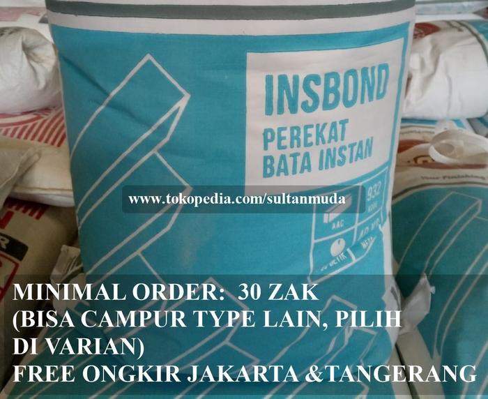 Gambar SEMEN PEREKAT, PLASTER, ACIAN, PEREKAT KERAMIK, SKIM COAT MEREK DUNIA MORTAR & PLAMIR C-PUTTY DLL MINIMAL 30 ZAK WILAYAH JAKARTA DAN TANGERANG RAYA - THINBEDLEM 40KG dari SMI SULTAN BATA undefined Tokopedia