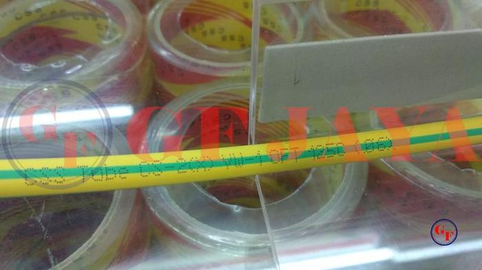 Jual Heat Shrink 6mm Warna Kuning Hijau CSS Tube CS-2(X) VW-1 OFT 125C ...