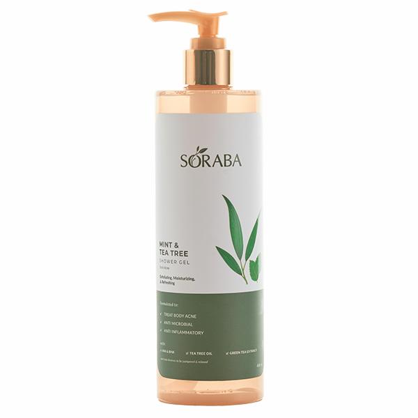 Gambar Soraba Shower Gel 400ml - Tea Tree & Mint dari nihonmart undefined Tokopedia