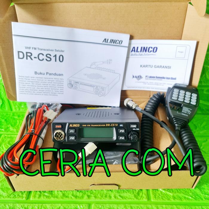 Jual RADIO RIG ALINCO CS10 VHF ORI RIG JAPAN ALINCO CS-10 VHF ALINCO CS ...