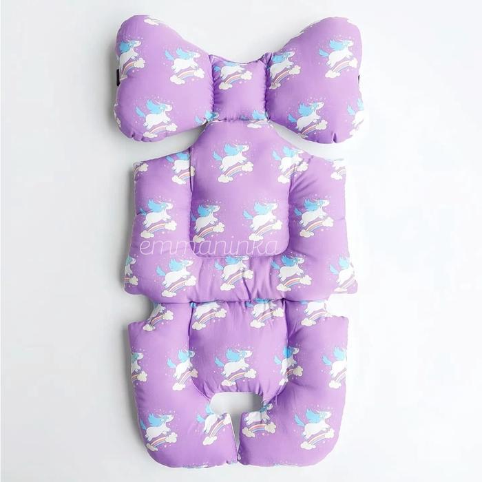 Gambar ALAS STROLLER - STROLLER PAD EMMANINKA MOTIF 01 - unicornrainbow dari Emmaninka undefined Tokopedia