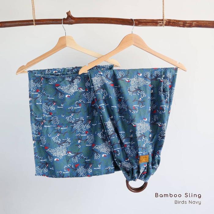 Gambar Bamboo Sling Ringsling cuddle me Gendongan Bayi Samping Cuddleme - BIRDS NAVI dari Kynkin Kab. Bogor Tokopedia