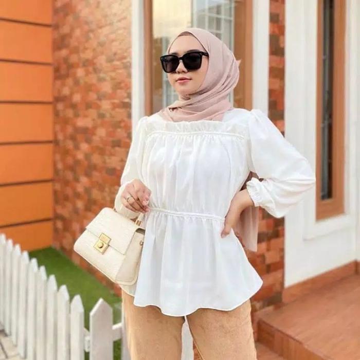 Gambar Lexander Fashion Blouse SORYA - Putih dari Lexander undefined Tokopedia