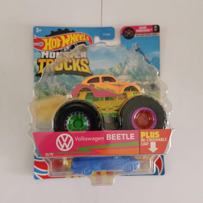 Gambar Hot Wheels VOLKSWAGEN BEETLE Monster Trucks Jam Mobil Mainan Anak VW - VW Beetle dari AzaHotwheelshop undefined Tokopedia