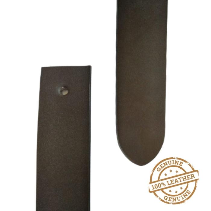 Gambar Sabuk Tanpa Buckle Ikat Pinggang Tanpa Kepala Sabuk Tanpa Gesper Kulit - Hitam dari Jolie leather store undefined Tokopedia