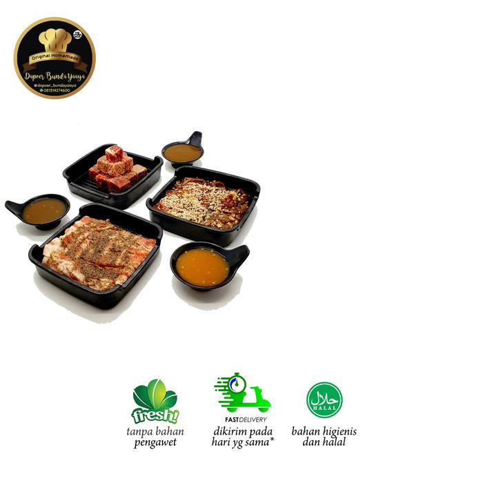 Gambar Paket BBQ / Saikoro / Grill / Yakiniku All Beef Combo (Halal Food) - Tanpa Sayuran dari Shabuyaa by Dapoer Bunda Yaaya undefined Tokopedia