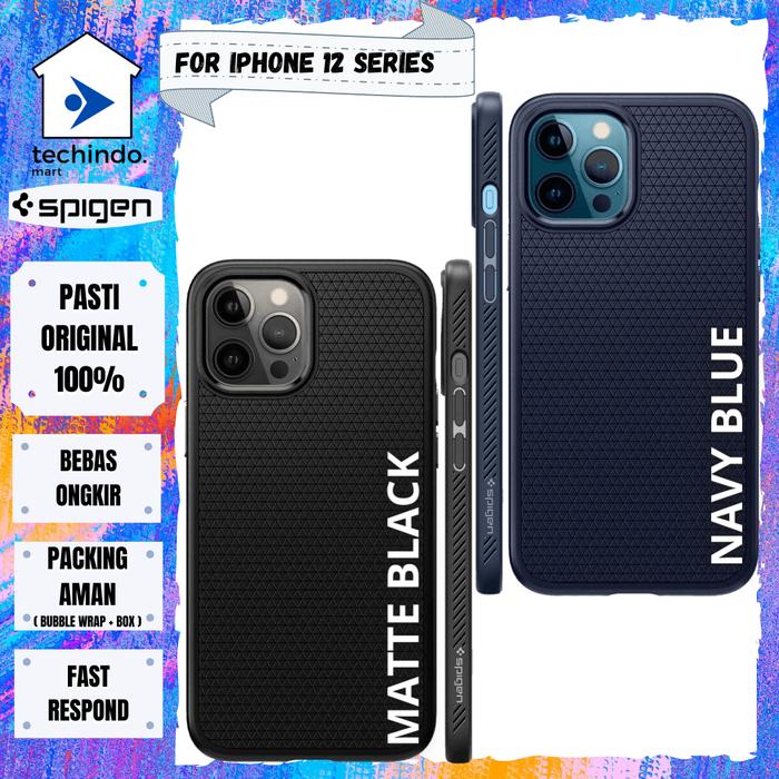 Jual Case iPhone 12 Pro Max Mini Spigen Liquid Air Softcase