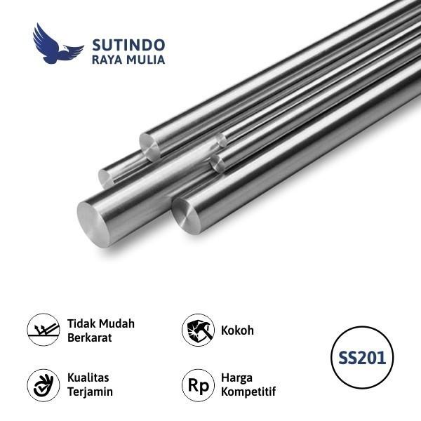 Gambar As Stainless Steel SS 201 1/4" x 6 - 6.35M dari Sutindo Shop undefined Tokopedia
