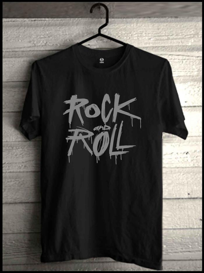 Gambar Kaos Rock N Roll Clothing Original Baju Band Murah Pria Dan Wanita - Hitam, M dari T shirt - Kaos Clothing Original undefined Tokopedia