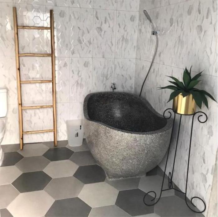 Gambar Bathtub Teraso Mewah - P 140 L 80 T 70 dari DCustomArt undefined Tokopedia