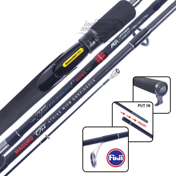 Gambar Joran Spinning MAGURO TOURNAMENT SERIES pilih Ukuran - MTS 180M2 dari Indonesiamemancing undefined Tokopedia