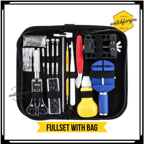 Gambar Alat Reparasi Service Servis Tool Set Lengkap Jam Tangan Tali Strap - Fullset + Bag dari watchforyoubdg undefined Tokopedia