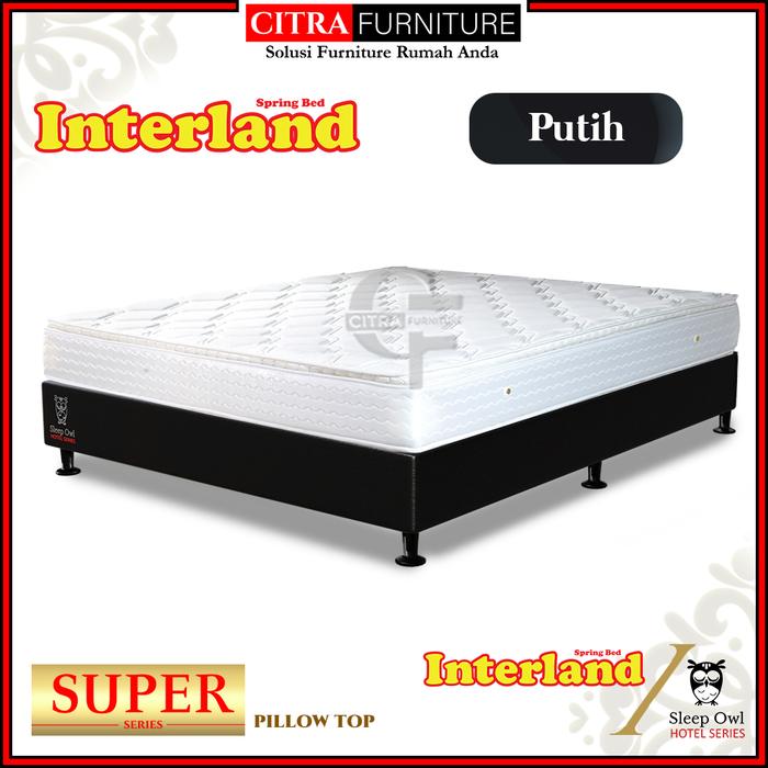 Gambar Springbed Interland super pillow top full set (200x200) - Putih, DIVAN+MATRAS dari Citra furniture undefined Tokopedia