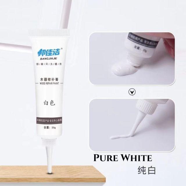 Gambar SUPERMALL Dempul Tusir HPL - Krim Resin Plamir Perbaikan Furnitur Kayu - Pure White dari Supermall Nusantara undefined Tokopedia