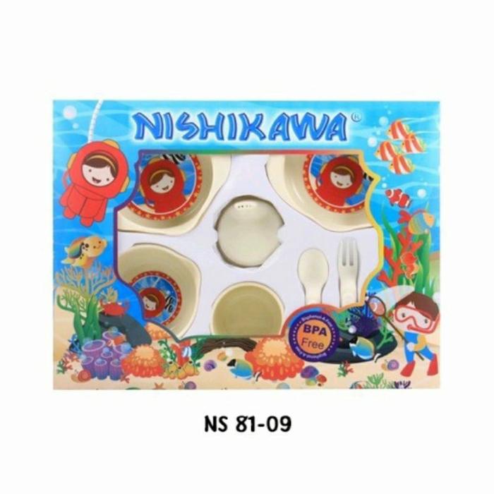 Gambar feeding set nishikawa Ukuran medium | Set Alat Makan Bayi - Putih dari Pusat Grosir klewer undefined Tokopedia