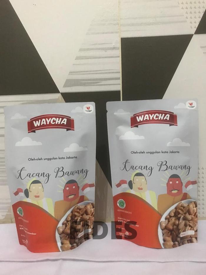 Gambar KACANG BAWANG MERK WAYCHA +-175 GRAM - SNACK OLEH OLEH KHAS JAKARTA - dari Kerupuk Fides undefined Tokopedia