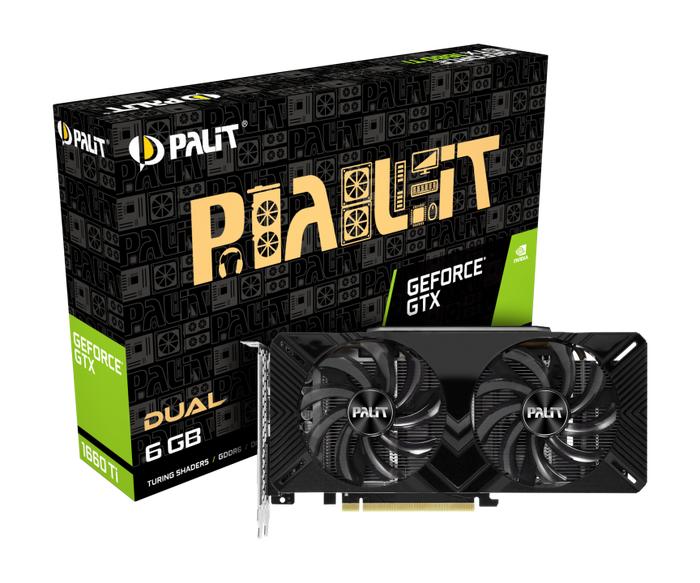 PALIT GeForce GTX 1660 Ti Palit Gtx 1660 Ti Dual 6gb Ddr6