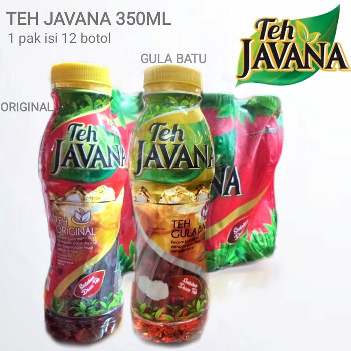 Gambar Teh javana original 350ml 1 pak isi 12 botol seduhan teh gula asli - Teh original dari tokkoleo undefined Tokopedia