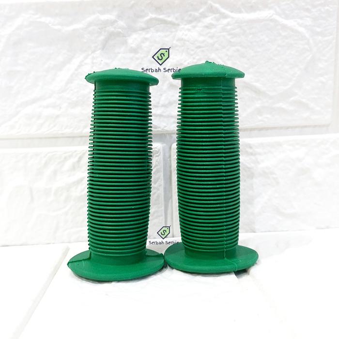 Gambar HAND GRIP SEPEDA ANAK 12 14 16 18 HANFAT STANG WARNA KARET SARUNG STANG HANDLE FAT 12" 14" 16" - Hijau dari SERBAH SERBIE undefined Tokopedia