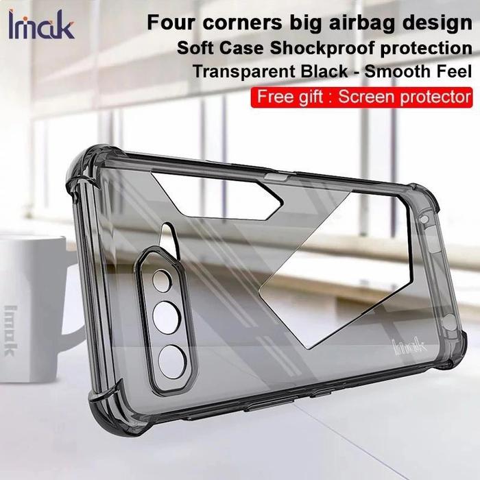 Gambar Imak Case Asus Rog Phone 5 Airbag Protection Shockproof - Grey dari Multi Accesoris undefined Tokopedia