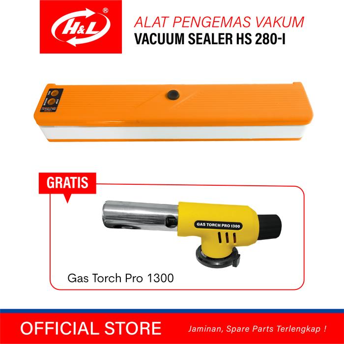 Gambar HL Vacuum Sealer / Alat Pengemas Makanan Kering HS 280-i - Free Gas Torch dari MESIN HL undefined Tokopedia