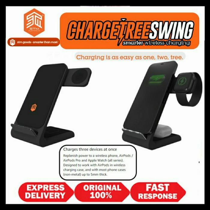 Jual STM in Devices Wireless Fast Charger Apple Watch Airpods