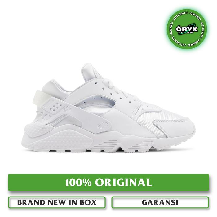 Nike Air Huarache Og Triple White Full White Pure Platinum MEN  di Oryxsneakers Tokopedia
