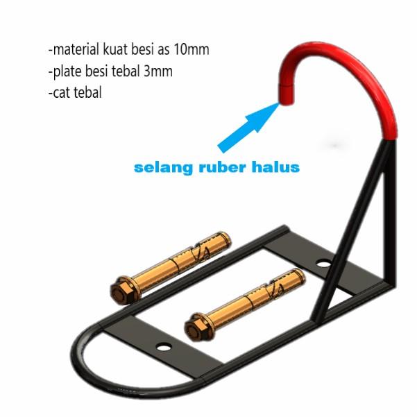 Gambar promo gantungan sepeda dinding - Hitam dari Toko global teknik undefined Tokopedia